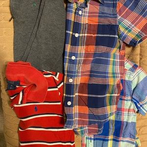 Boys size 5 shirt lot, various brands